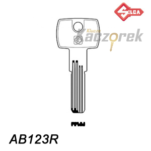 Silca 116 - surový klíč - AB123R
